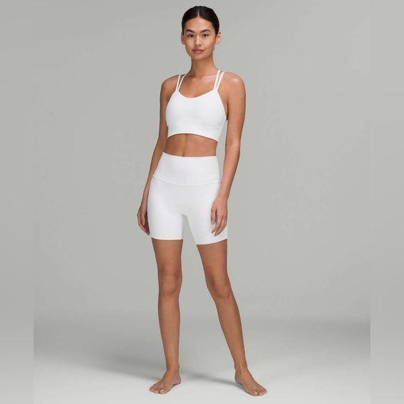 Lululemon Like A Cloud Longline Bra Light Support B/C Cup White - Picture 6 of 10